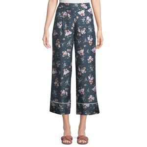 Rebecca Taylor Floral Print Wide-Leg Pants - Sz 2